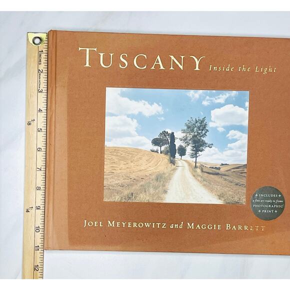Tuscany Inside the Light w/ Photo Print, Travel Book Italy Coffee Table Book - Picture 4 of 6